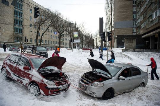 Мартовский снегопад 2013 в Киеве