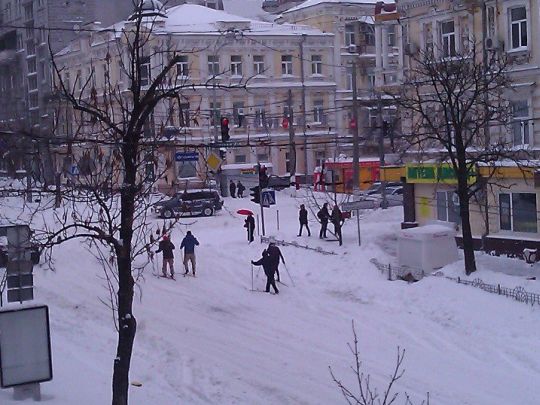 Мартовский снегопад 2013 в Киеве