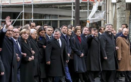 Марш Мира Париж 11 января 2015