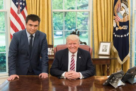 П. Климкин и Президент США Д. Трамп