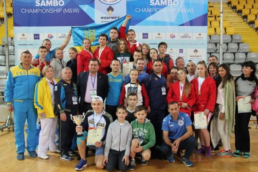 Команда Самбо Украина призеры чемпионата мира